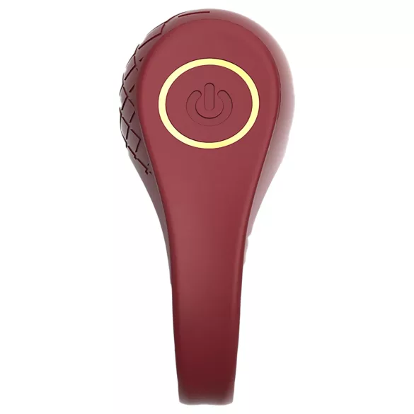 Dreamtoys Ivy - vibrirajući penis prsten - bordo