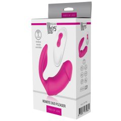   Vibes of Love Duo - punjivi, radijski 2u1 vibrator za klitoris (ružičasti)