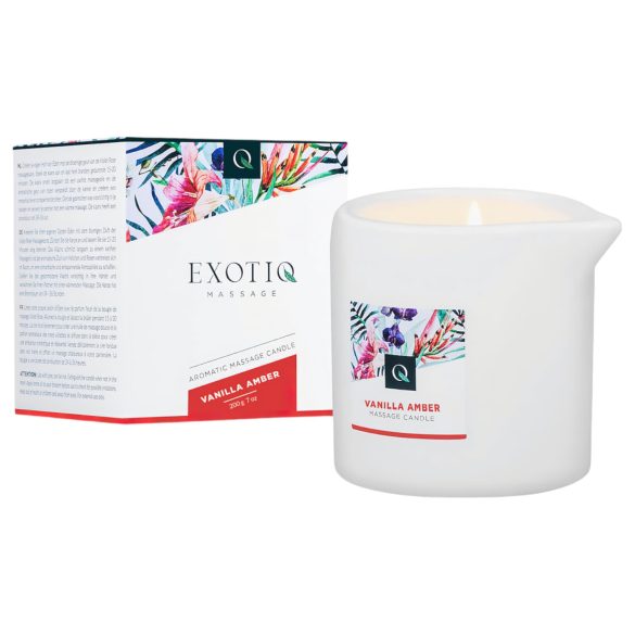 Exotiq masažna svijeća - vanilija-jantar (200g)