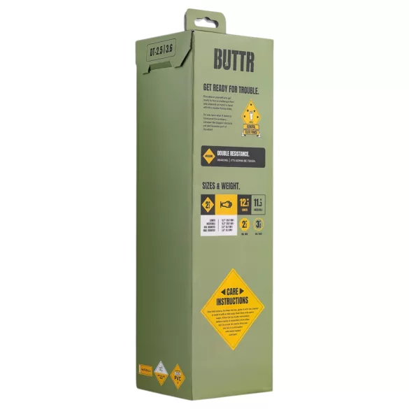 BUTTR - fisting dildo s vakuumom - crna