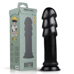 BUTTR Madbull Muzzl - crni dildo s postoljem za usisavanje