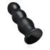 BUTTR Tactical III - crni dildo s vakumskom bazom