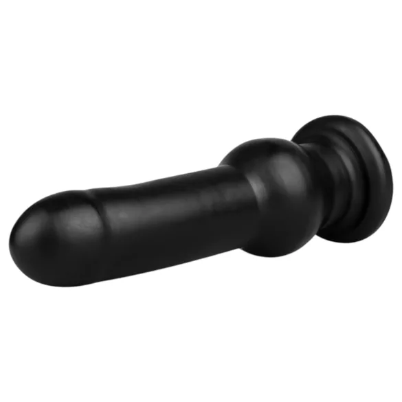 BUTTR - dildo s vakumskim postoljem - crni