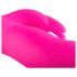 Easytoys Mad Rabbit - zečji vibrator s ručkom za klitoris (ružičasti)