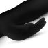 Easytoys Mad Rabbit - G-točka vibrator s klitoralnim masažerom (crni)