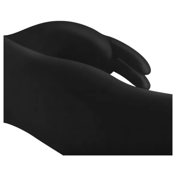 Easytoys Mad Rabbit - vibrator za G-točku i klitoris - crni