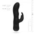 Easytoys Mad Rabbit - G-točka vibrator s klitoralnim masažerom (crni)