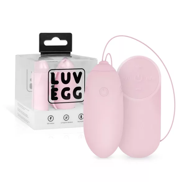 LUV EGG - vibrator jaje na daljinsko upravljanje - punjivo - roza
