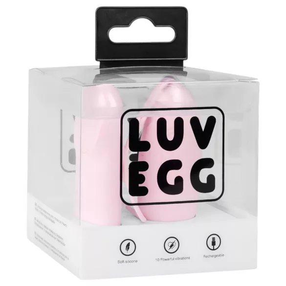 LUV EGG - nosivo akumulatorsko, bežično vibrirajuće jaje (roza)