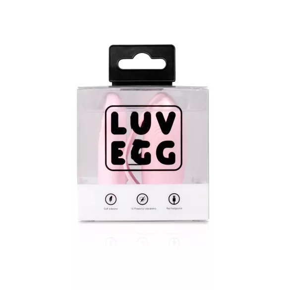 LUV EGG - vibrator jaje na daljinsko upravljanje - punjivo - roza