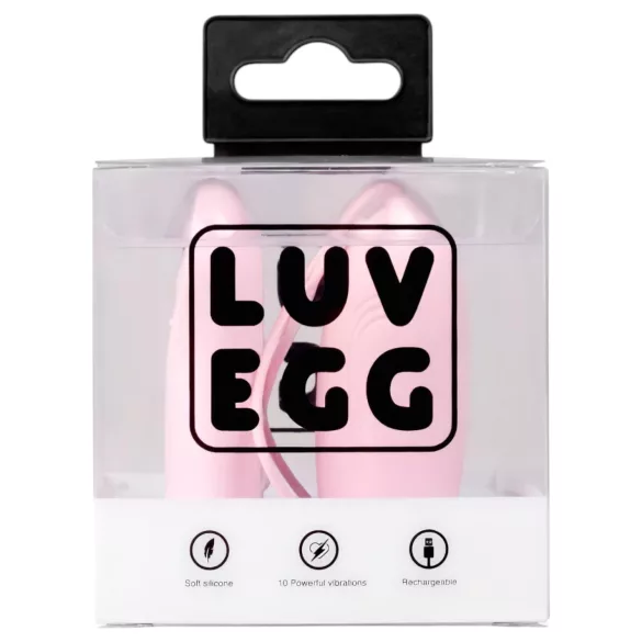 LUV EGG - nosivo akumulatorsko, bežično vibrirajuće jaje (roza)