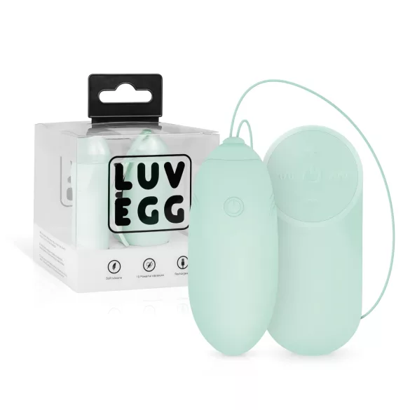LUV EGG - vibracijsko jaje na daljinsko upravljanje - punjivo - zeleno