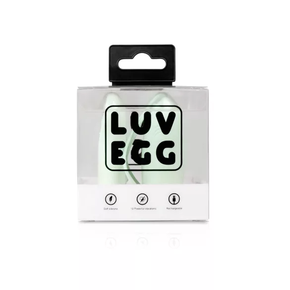 LUV EGG - vibracijsko jaje na daljinsko upravljanje - punjivo - zeleno