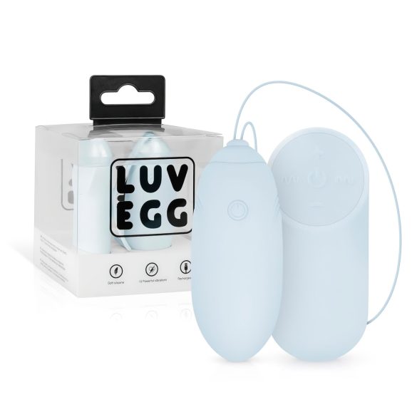LUV EGG - bežično, punjivo vibracijsko jaje (plavo)
