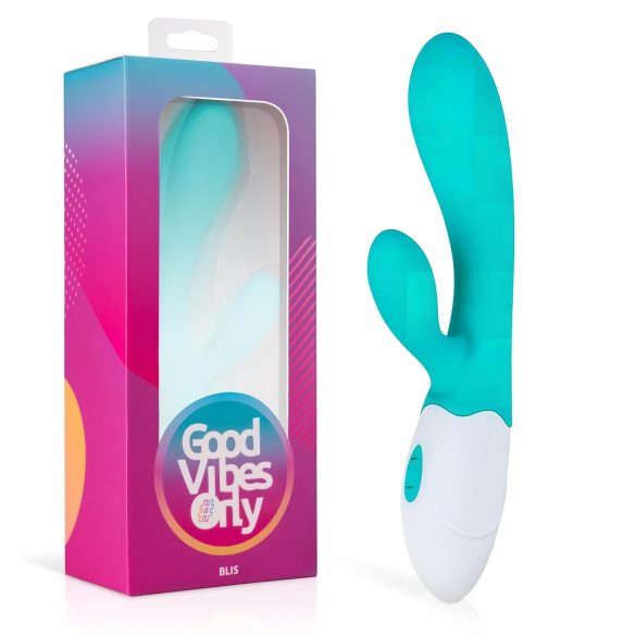 Blis Rabbit s vibracijama za klitoris (tirkizno)