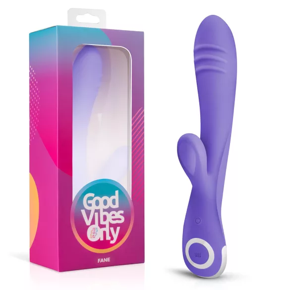 Good Vibes Only Fane Rabbit - vibrator zaječić s klitoralnim nastavkom