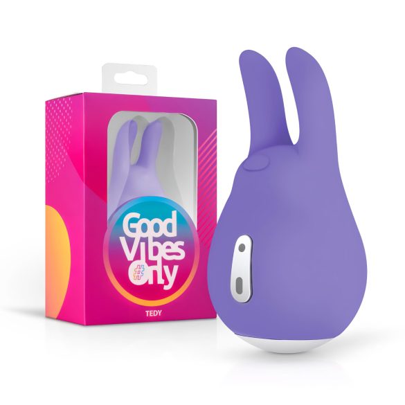 Good Vibes Tedy - akumulatorski zec vibrator za klitoris (ljubičasta)