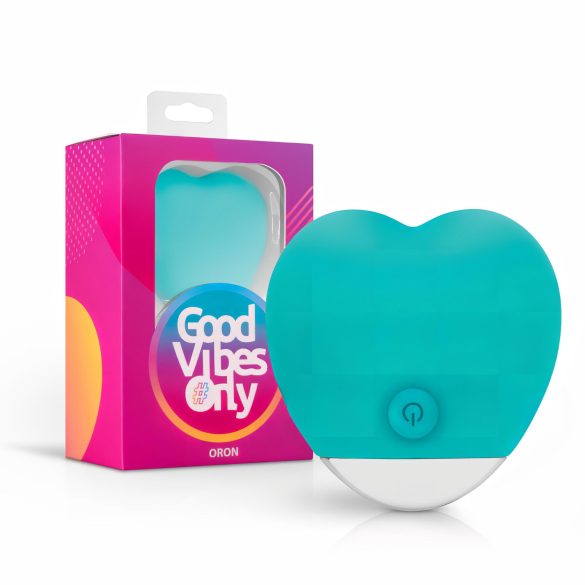 / Good Vibes Oron - akumulatorski vibrator za klitoris u obliku srca (tirkizna)