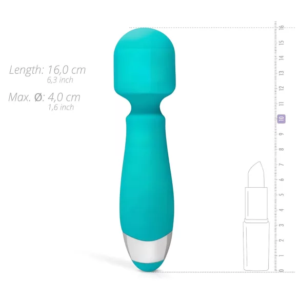 Good Vibes Aida - vodootporni masažni vibrator - tirkiz