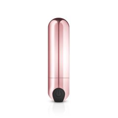 Rosy Gold Bullet - punjivi, mini stick vibrator (rosegold)