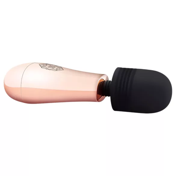 Rosy Gold - mini wand masažer - punjivi vibrator - rosegold