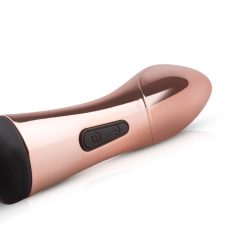   Rosy Gold Wand Curve - punjivi vibrator za masažu (rosegold)