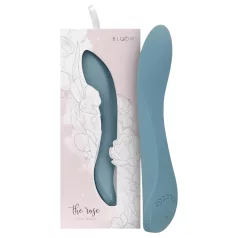   Bloom Rose - G točka vibrator na baterije - silikon - tirkizna