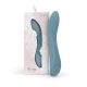 Bloom Rose - punjivi silikonski G-točka vibrator (tirkizni)