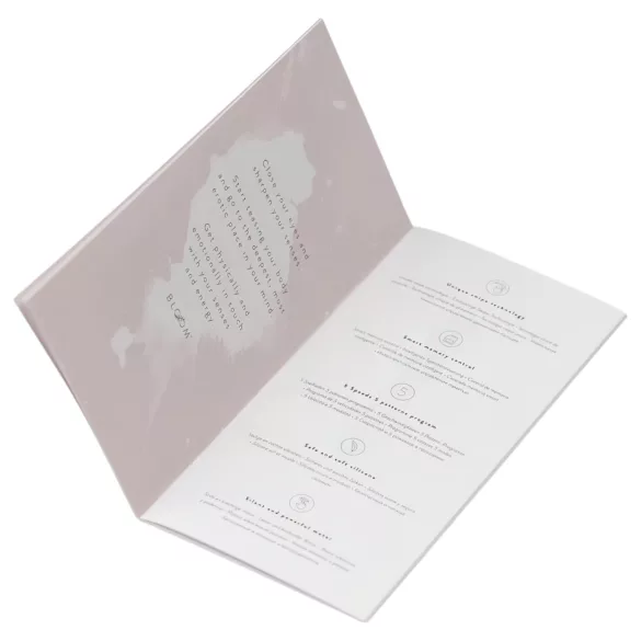 Bloom Rose - G točka vibrator na baterije - silikon - tirkizna