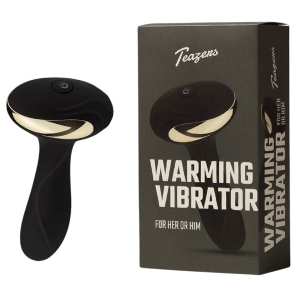 Teazers - analni vibrator s grijačem (crni)
