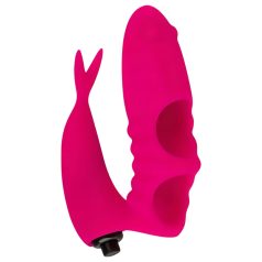 Easytoys Finger - 2u1 prstni vibrator (roza)