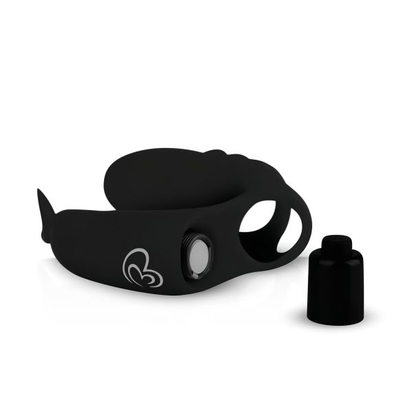 Easytoys - Vibrator za prst 2u1 - crni