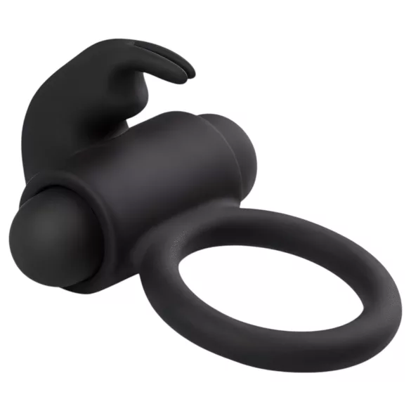 EasyToys Bunny - vibrirajući penis prsten - crni