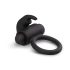 EasyToys Bunny - vibracijski prsten za penis (crni)