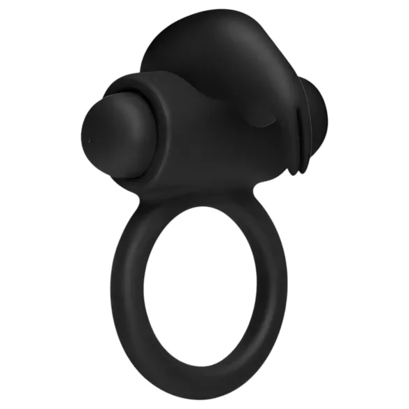 EasyToys Bunny - vibrirajući penis prsten - crni