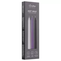 Sensual Hot Wax - set BDSM svijeća za tijelo - 3 komada