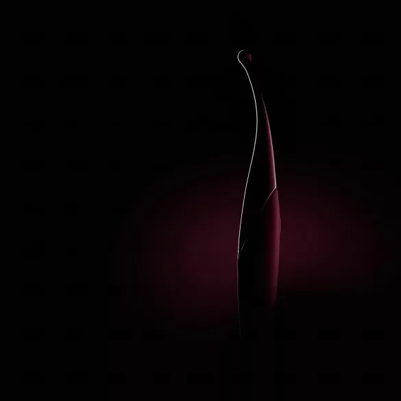 Senzi - punjivi vodootporni vibrator za klitoris - silikon crveni