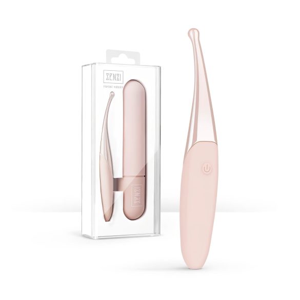 Senzi - vodootporni klitoralni vibrator na baterije (rozi)