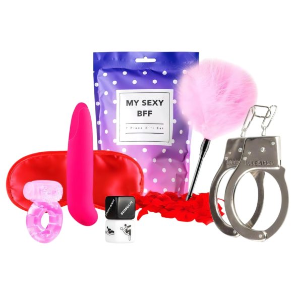 LoveBoxxx Moja Sexy BFF - set s vibratorom (7 dijelova)