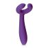 Easytoys Couple - punjivi, vodootporni parni vibrator (ljubičasti)