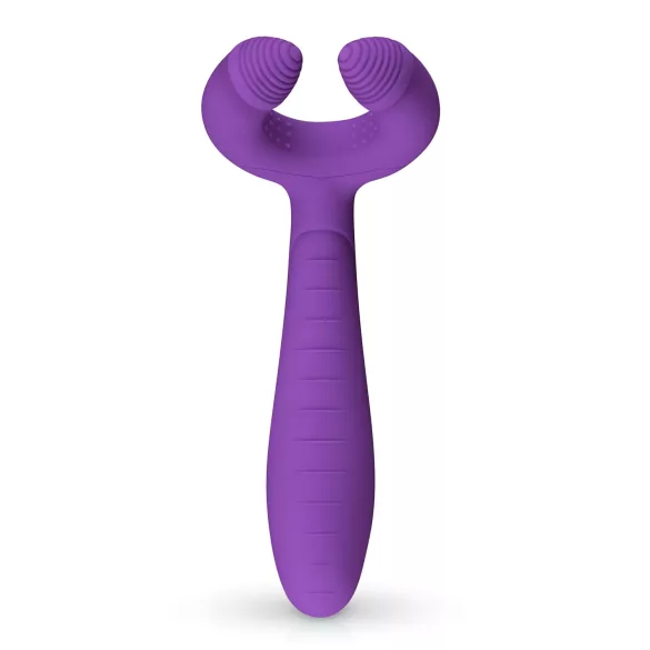Easytoys - vibrator za parove - punjivi, vodootporan - ljubičasta