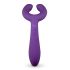 Easytoys Couple - punjivi, vodootporni parni vibrator (ljubičasti)
