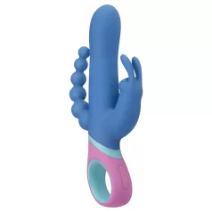 PMV20 Vice Double - trostruki vibrator s rotacijom - plavi