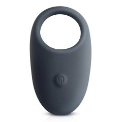   Boners - vodootporni vibrirajući prsten za penis na baterije (siv)