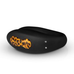   Panthra Zuna - punjivi, vodootporni vibrator za par (leopard-crni)