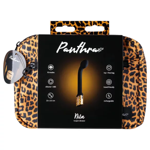 Panthra Nila - G-točka vibrator na punjenje - vodootporan - leopard/crna