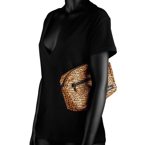 Panthra Shaka Wand - masažer vibrator na baterije - leopard/crna