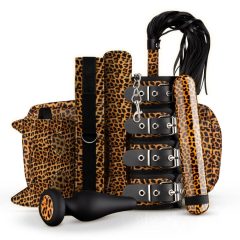   Panthra Gato - set vibratora za uvezivanje (8 komada) - leopard-crna
