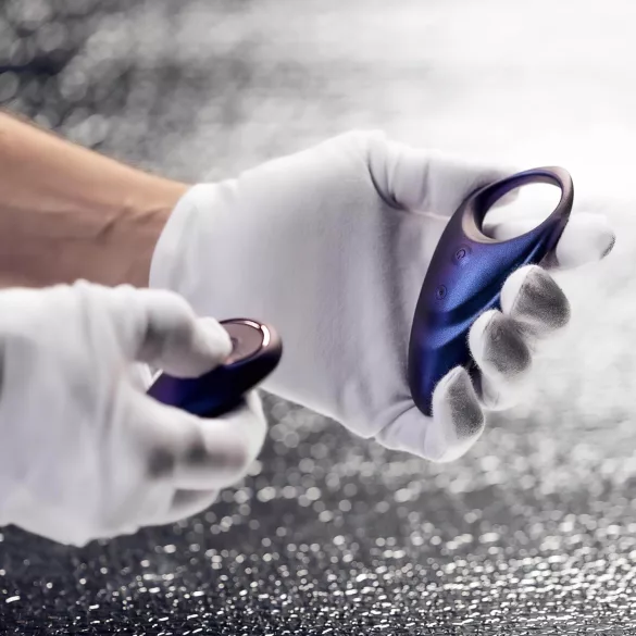 Hueman Neptune - vodootporni vibrirajući prsten za penis - ljubičasta