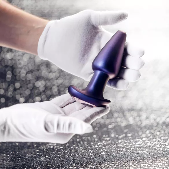 Hueman Asteroid - rotirajući analni vibrator s perlicama - ljubičasti